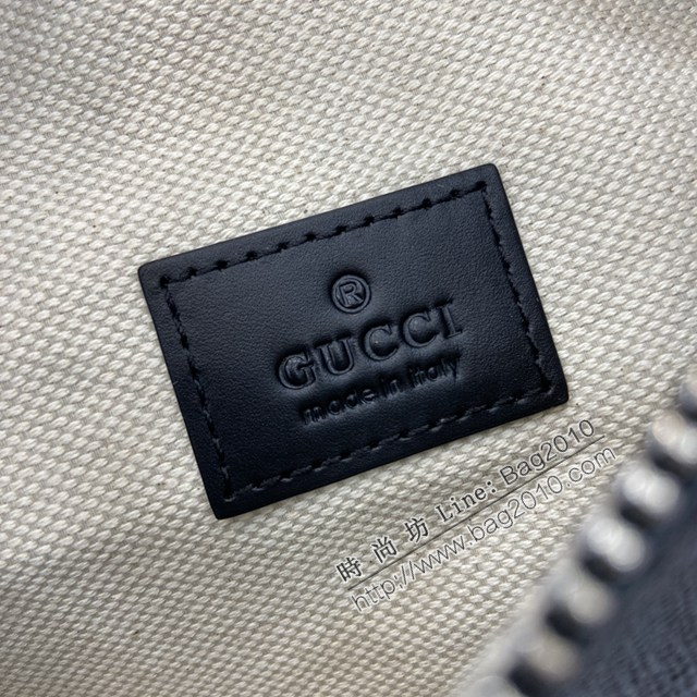 Gucci專櫃古馳最新款Emblem男士旅行系列斜挎包腰包 jh2578型號：821165